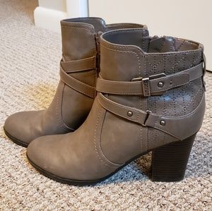 Tan Heel Booties